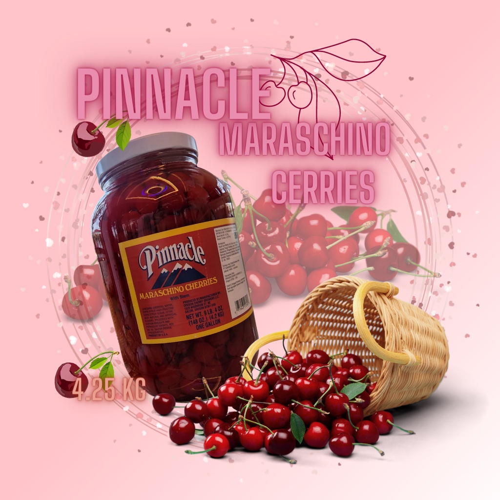 Pinnacle Maraschino Cherries 4.25 kg