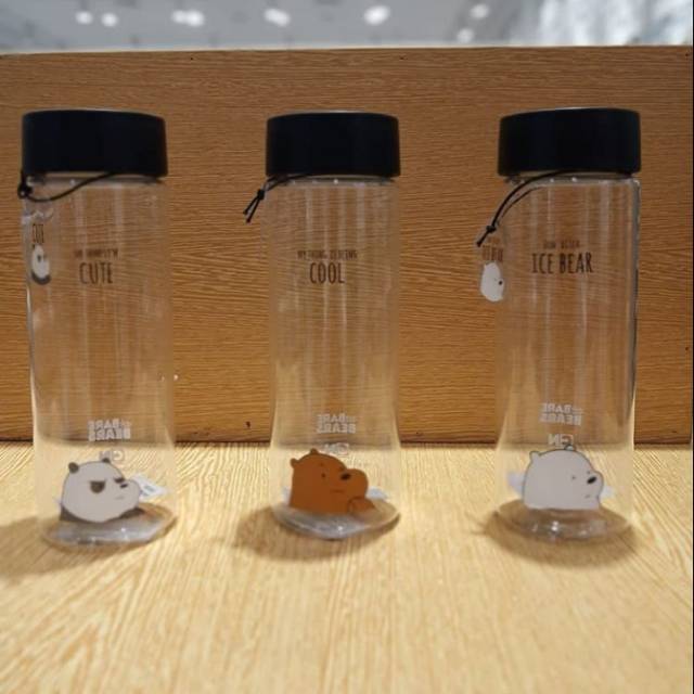 MINISO ORIGINAL | WE BARE BEARS WATER BOTTLE 540ml