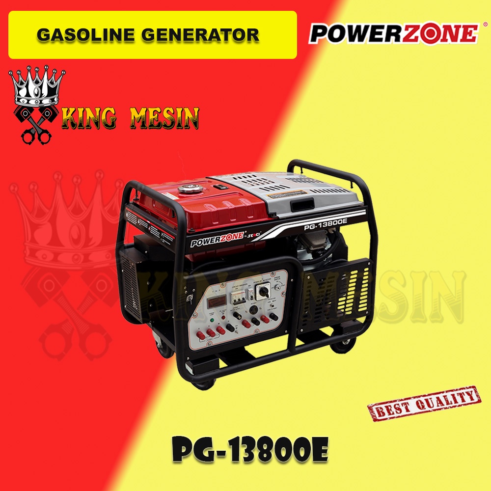 GASOLINE GENERATOR GENSET BENSIN 10000 WATT PG 13800 E