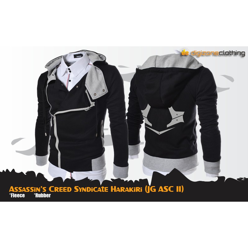 Jaket Anime Game Assassin's Creed Syndicate Harakiri Jacket Hoodie (JG ASC 11)