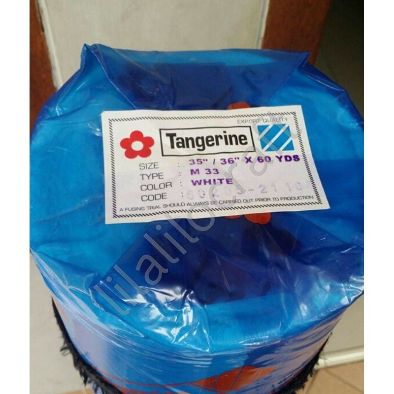 M33 TANGERINE / KAIN KERAS M33 / INTERLINING M33