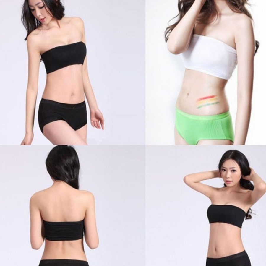 Bra Kemben Tanpa Tali Seamless Korea Fashion Pakaian Dalam Tank Top BH