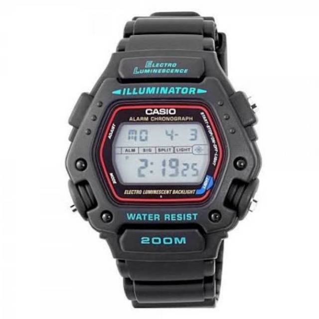 Casio Original Standard Digital Type DW-290-1V / Jam Tangan Pria