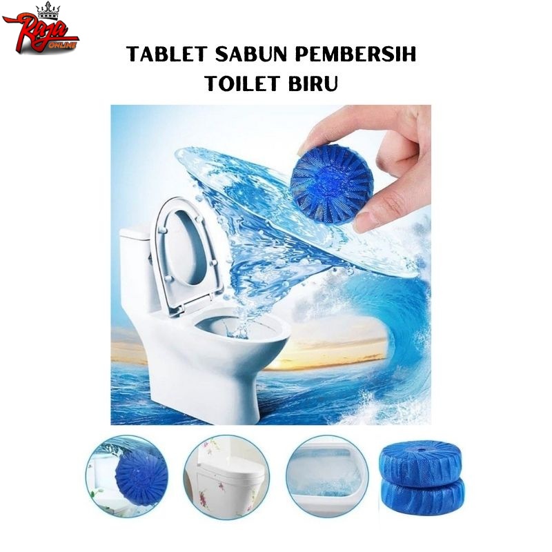 SP01- Tablet Biru Pembersih Penyegar Kloset Toilet Anti Bau Pengharum WC