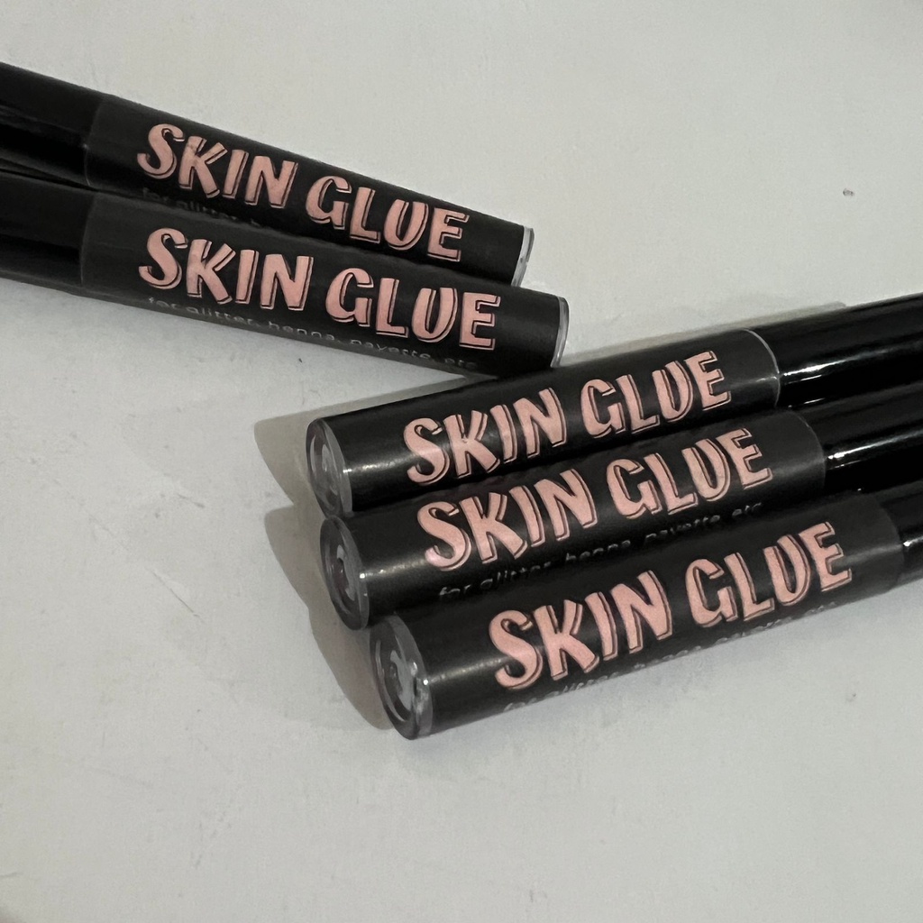 Skin Glue Lem Kulit White Super Kuat Perekat Hiasan Hand Heina Nikahan Accessories Tangan Prakarya Kesenian Kerajinan Waterproof Perlengkapan Menghias Telapan Tangan Putih Seni Ukir Henna Premium Berkualitas Glitter Murah Termurah Grosir Prakarya Malang