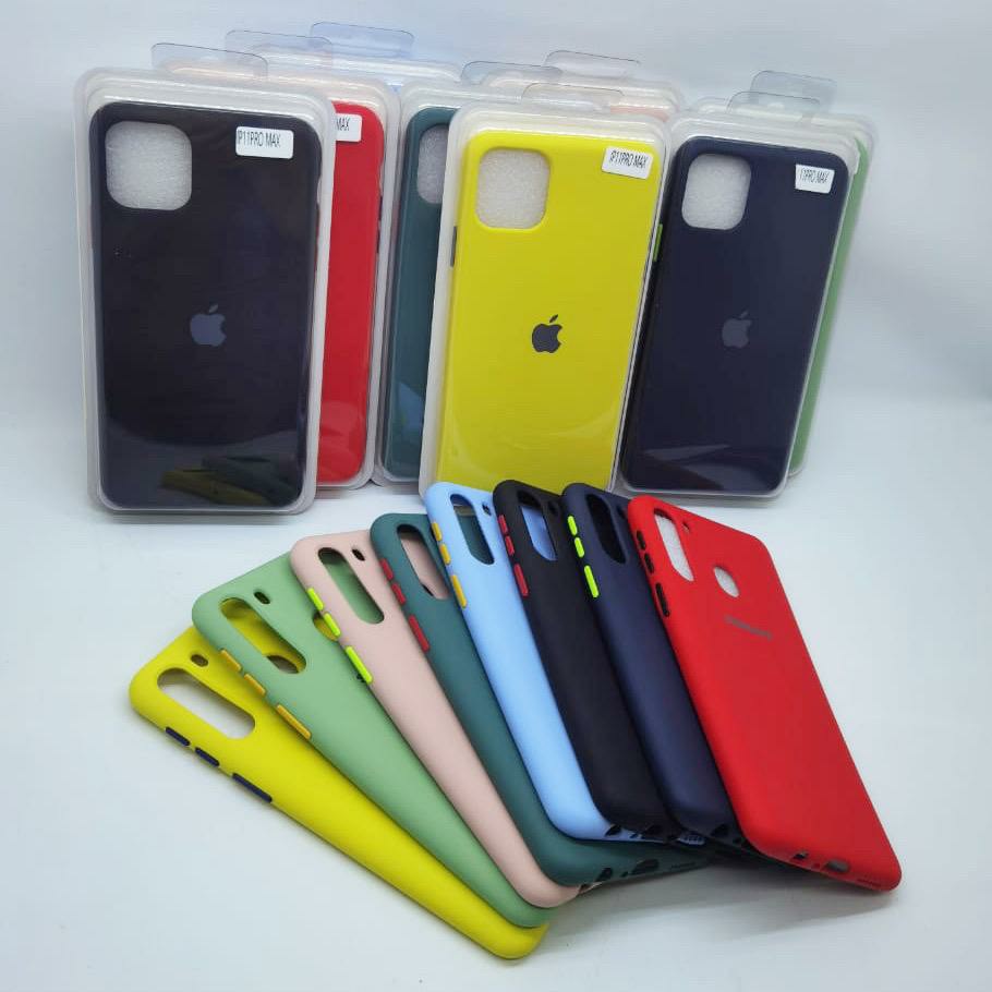 Samsung Galaxy Note 20 Plus Macaron Tone Case / Silicone Macaron Colour Side button