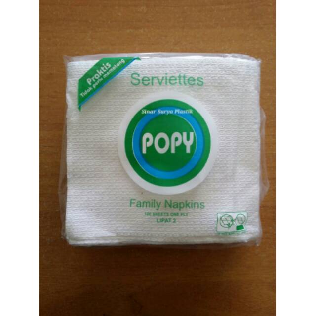 Tissue Tisu Makan Sendok Napkin Paper Warna Putih Shopee Indonesia