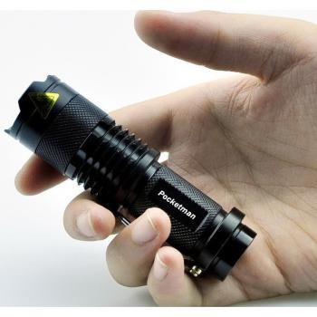 TERMURAH DAN BAGUS  LED Senter LED 2000 Lumens Waterproof Pocketman