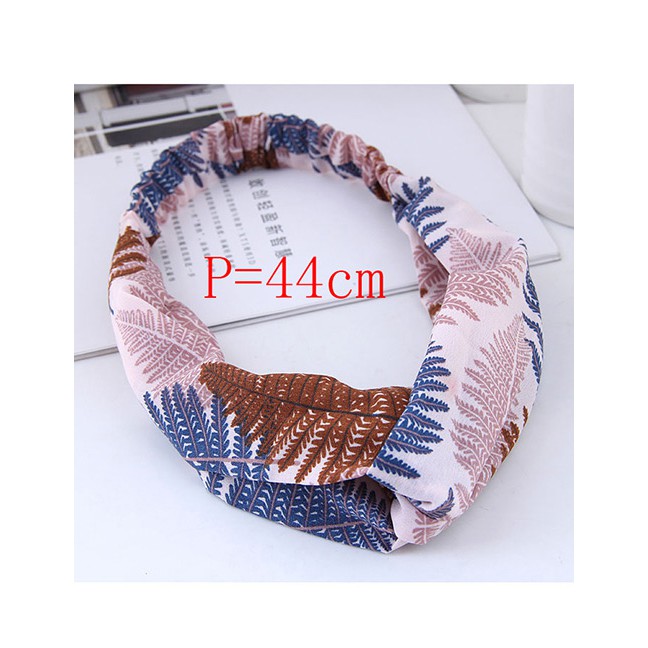 LRC Bando Fashion  Leaf Pattern Decorated Hairband