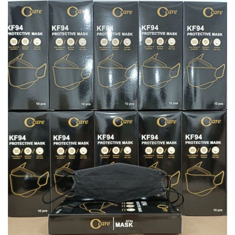 Masker KF94 4Ply Evo 3D Proctection Mask CCARE Isi 10Pcs Masker KF94 4 Ply 3D Protection CCARE