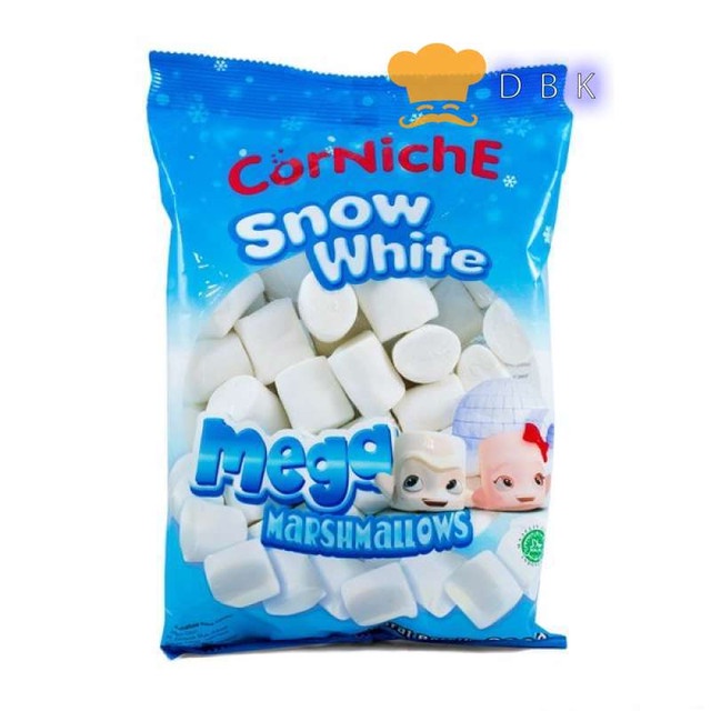 

Corniche MEGA Snow White Marshmallows 300gr marsmellow