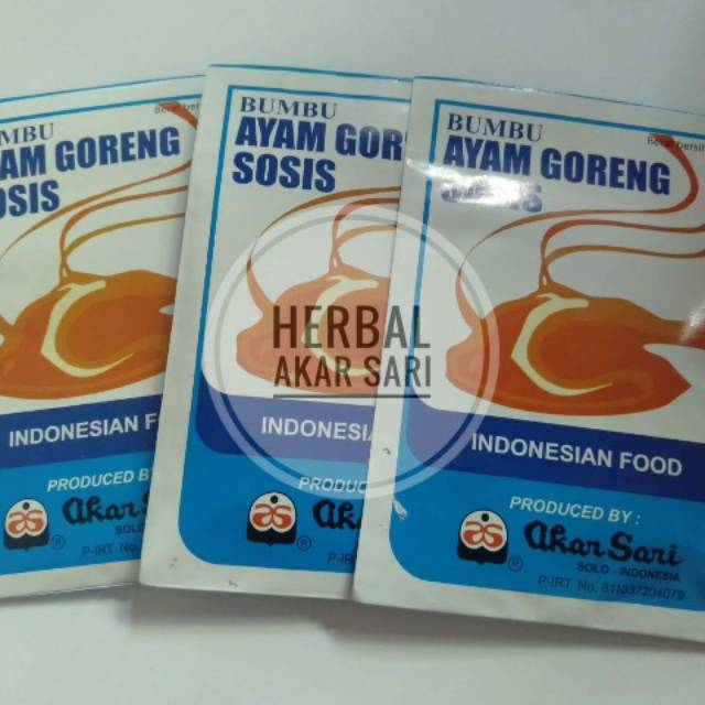 

Akar Sari - Bumbu Ayam Sosis Goreng