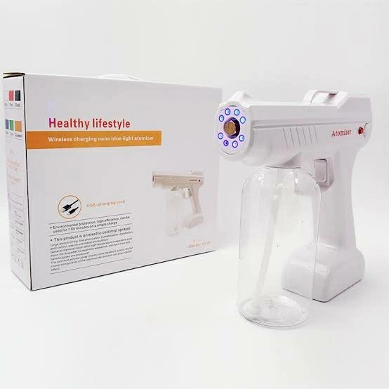 spray gun disinfektan wireless charging nano