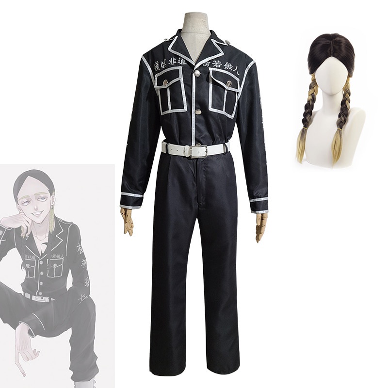 PREORDER Tokyo Revengers Haitani Ran Haitani Rindo Costumes Rokuhara Tandai Cosplay Trench Printed A