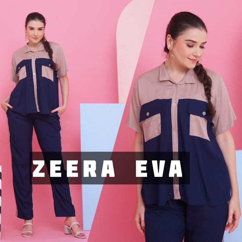 Daster arab ZEERA EVA One Set Rayon Kemeja