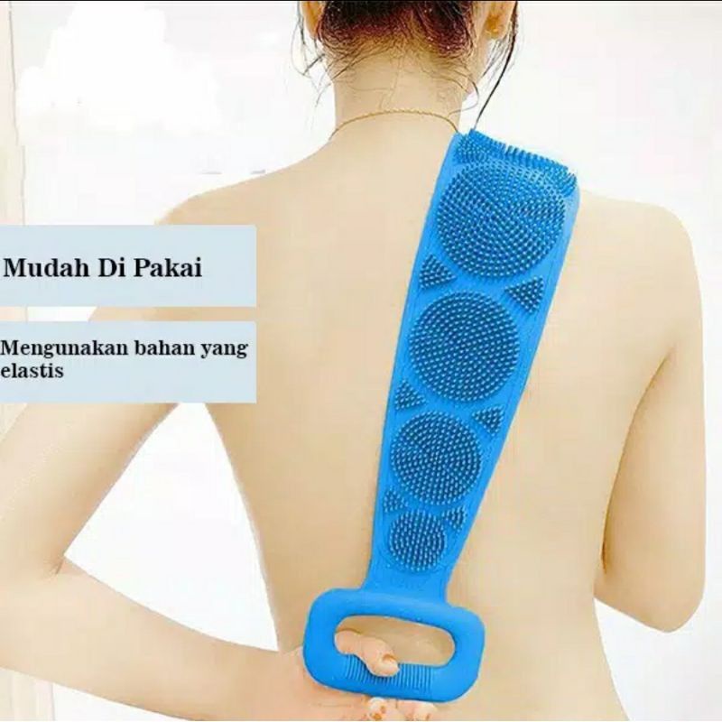 Sikat Punggung Badan Scrubber  Alat Gosok Punggung Sikat mandi Pengangkat Daki Punggung