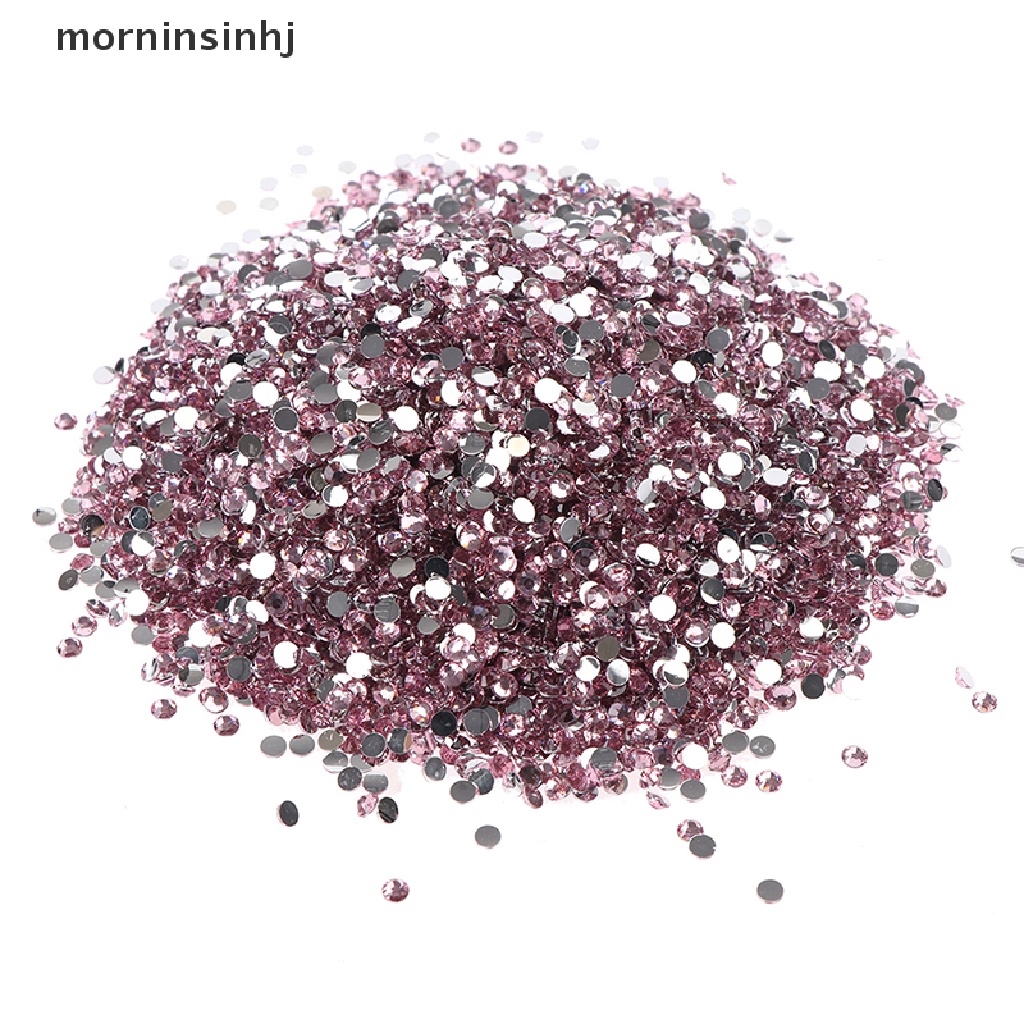 Mornin 10000pcs Kristal Jelly Flatback 3mm Untuk Dekorasi Nail Art