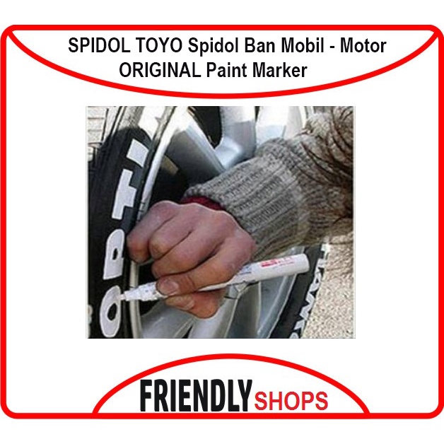

Spidol Ban Mobil Motor TOYO Karet Car Tyre Paint Marker Toyo Permanent