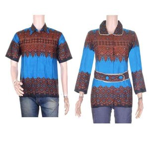 Sarimbit Batik | Couple Batik Ramos Irma - Biru