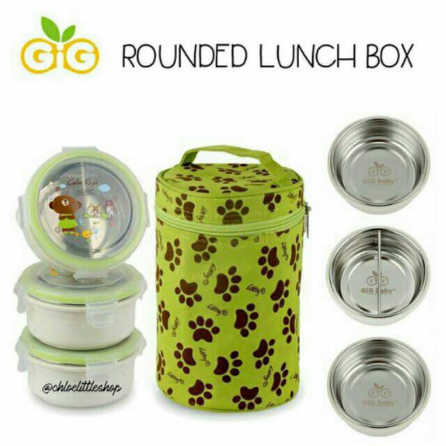 Harga Gila Gig Baby Rounded Stainless Steel Lunch Box m9jNpWuV3BX3y