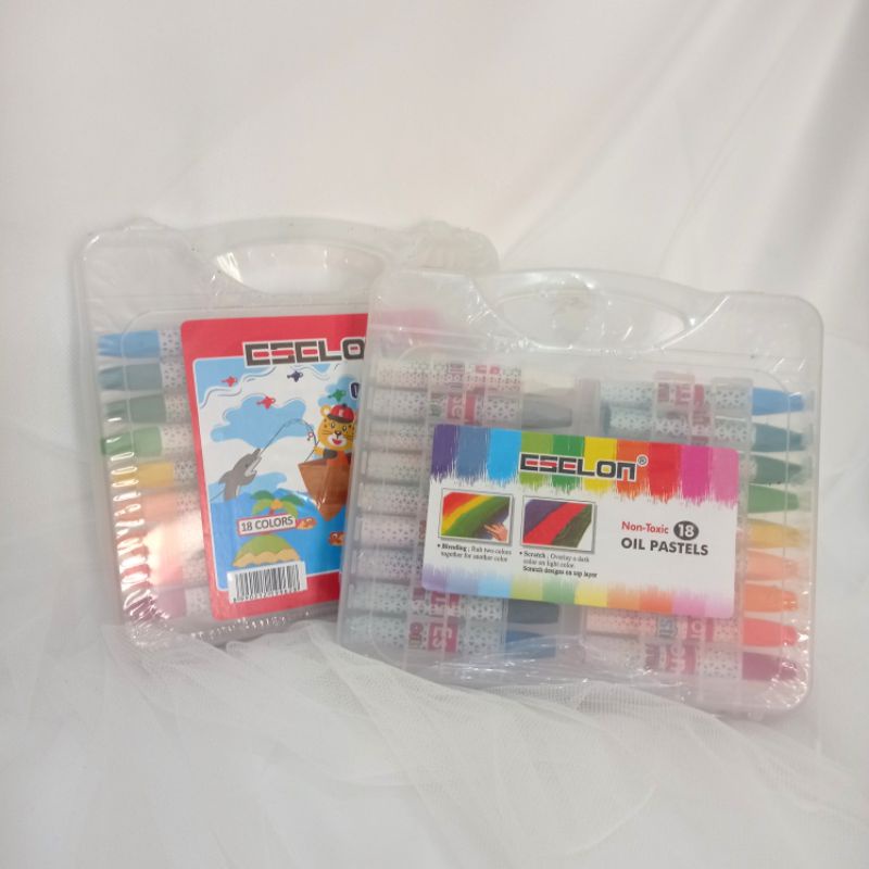 

Crayon Oil Pastel 18 Warna / Crayon Eselon 18 Warna