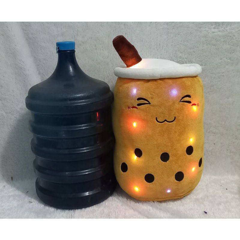 boneka boba jumbo lampu led 50cm