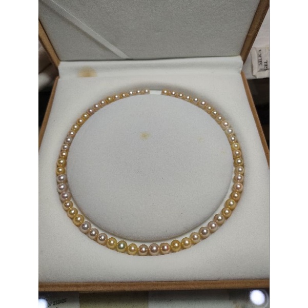 kalung mutiara air laut jepang / akoya