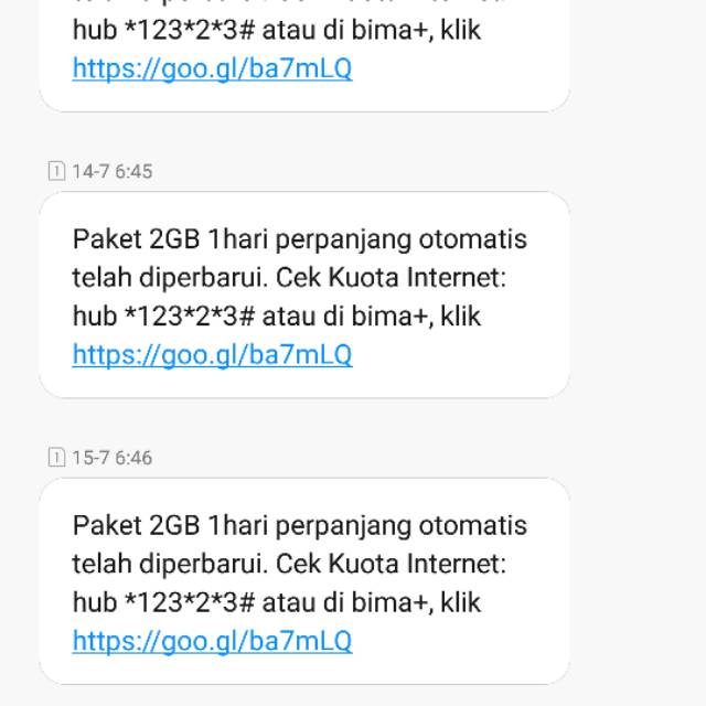 Promo Kartu 3 sakti 2 gb 1500