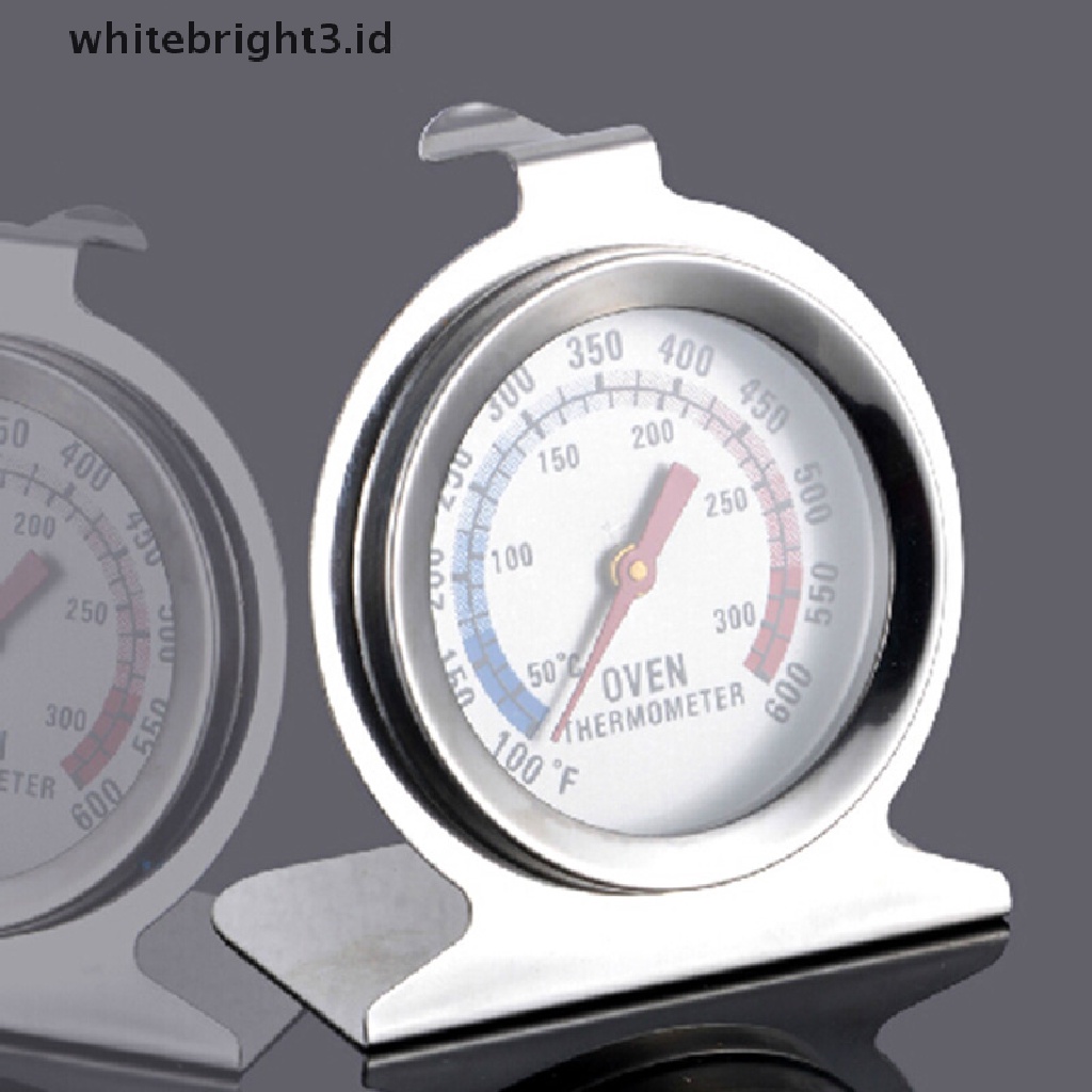 {whitebright3.id} Stainless Steel Oven Thermometer Temperature Gauge Home Kitchen Food Meat Case ,