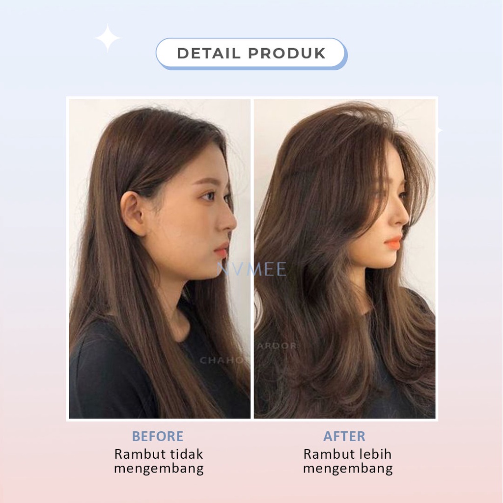 NVMEE - Roll Rambut Jepit Untuk Poni / Hair Root Clip Curler Menambah Volume Rambut