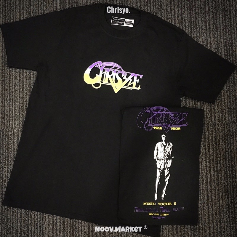 NOOV MUSIC Tshirt Baju Kaos Chrisye - Percik Pesona
