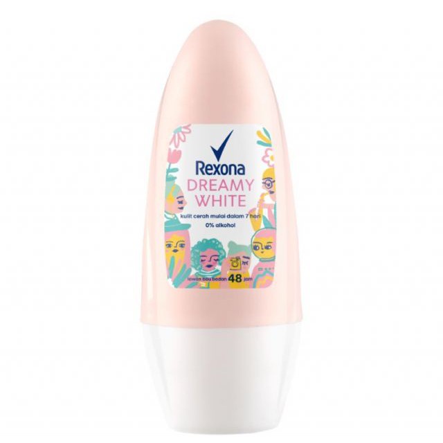 REXONA WOMAN ROLL ON DREAMY WHITE &amp; GLOWING WHITE 40ML