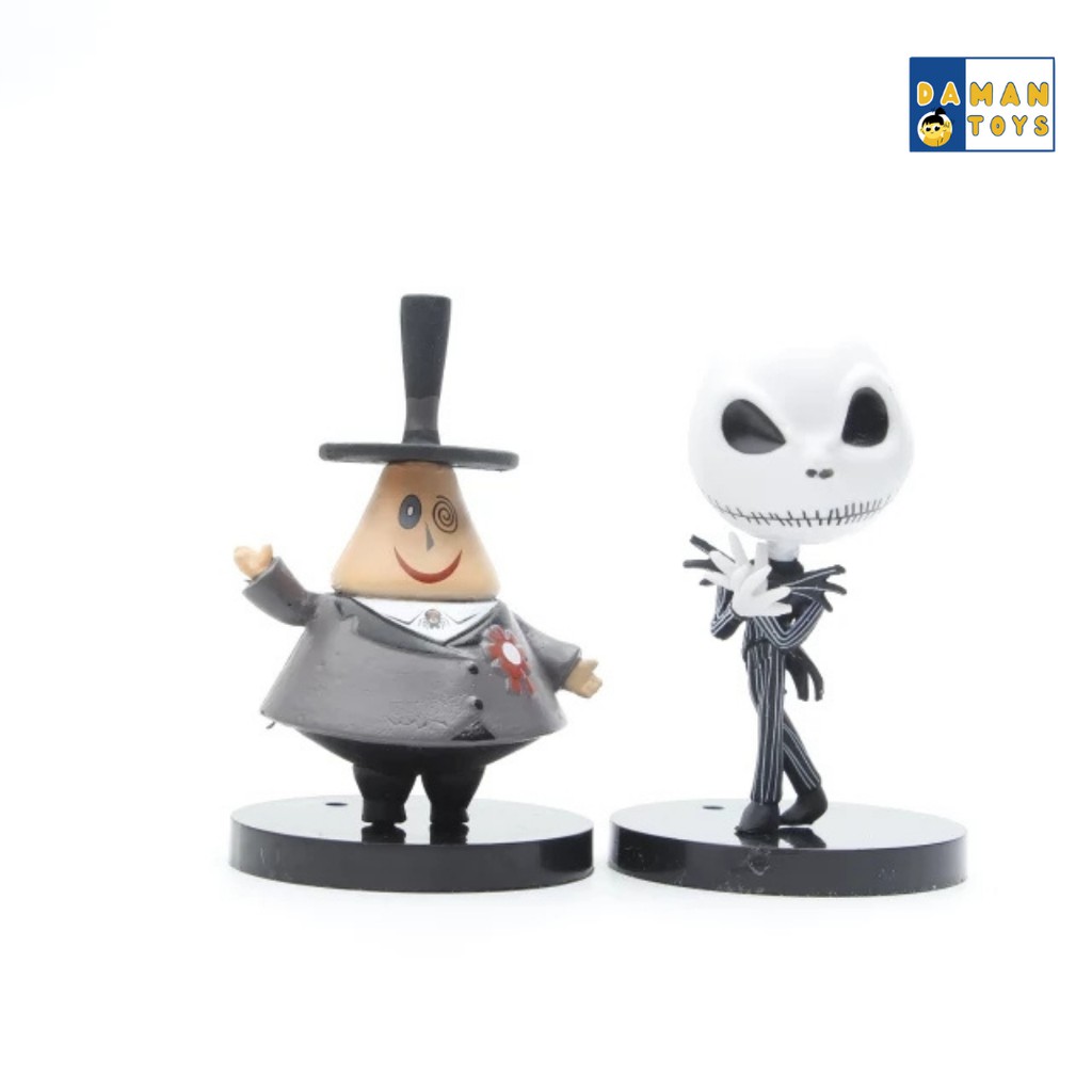 Figure Nightmare Before Christmas Jack The Skeleton Disney Characters, Halloween Kado Natal