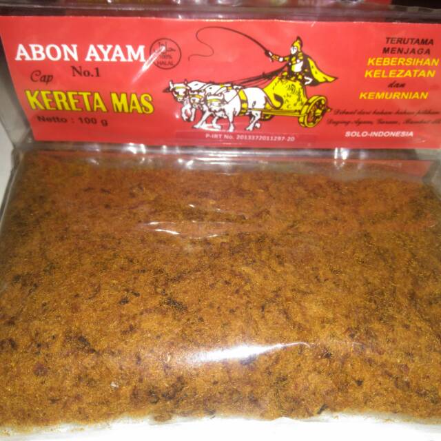 

Abon Ayam dan Abon Sapi Kereta Mas 100 gram