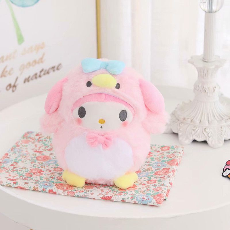 Boneka Hello Kitty Kuromi Cinnamoroll My Melody Plush Toy Stuffed Doll Gifts For Kids