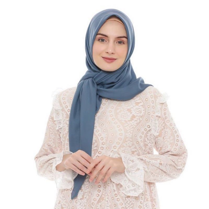 Hijab Muslimah - HIJAB SEGIEMPAT (bahan ultra Fine Original) COD murah