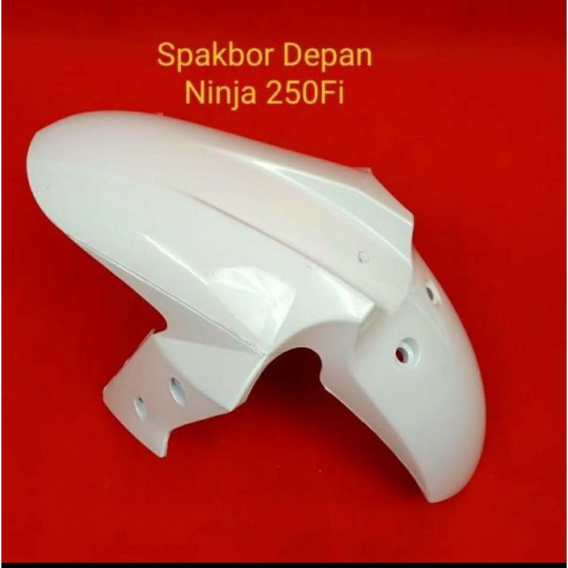 Jual spakbor depan ninja 250 fi putih merah marun hitam hijau | Shopee
