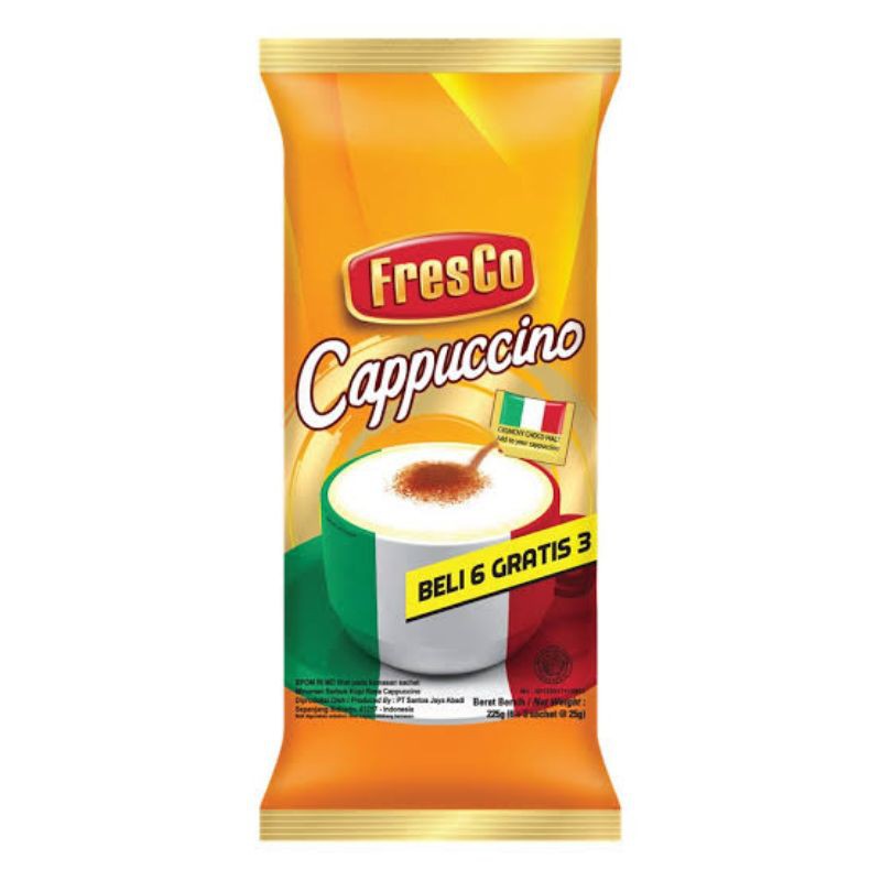 

Fresco Cappuccino isi 9 sachet