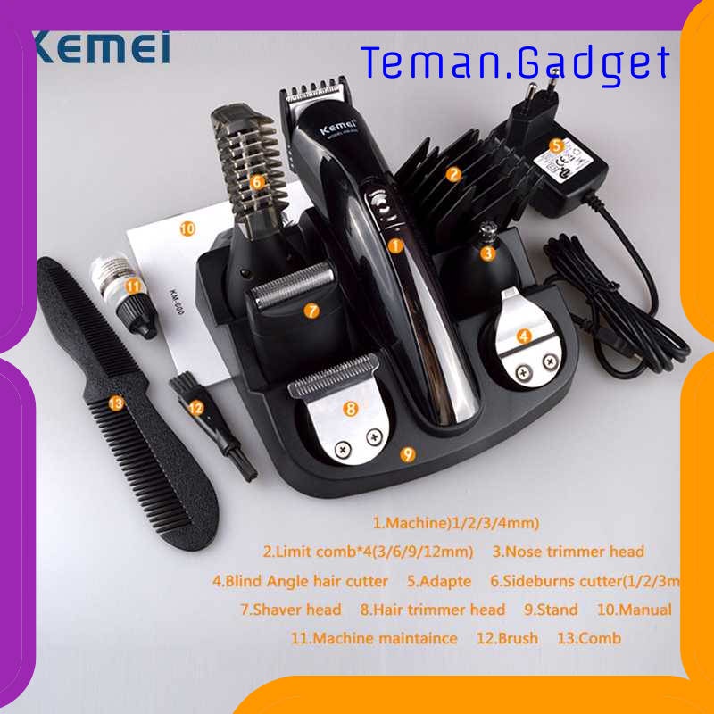 TG-FE247 KEMEI ALAT CUKUR ELEKTRIK 6 IN 1 HAIR TRIMMER SHAVER - KM-600