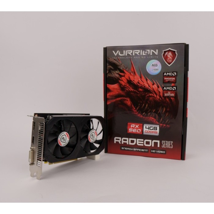 VGA VURRION RX 560 4GB GDDR5 128-bit