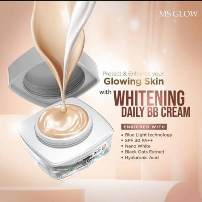 MS GLOW DAILY BB CREAM / Ms Glow Day Cream ( Cream Pagi )