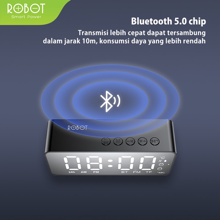 Speaker Bluetooth Robot RB150 Portable Wireless Bass Mini Stereo Ori