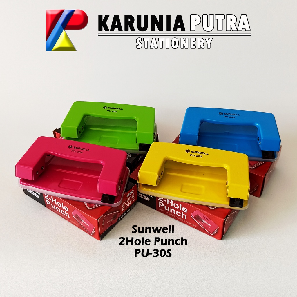 

Pembolong kertas dua lubang 2 hole punch sunwell