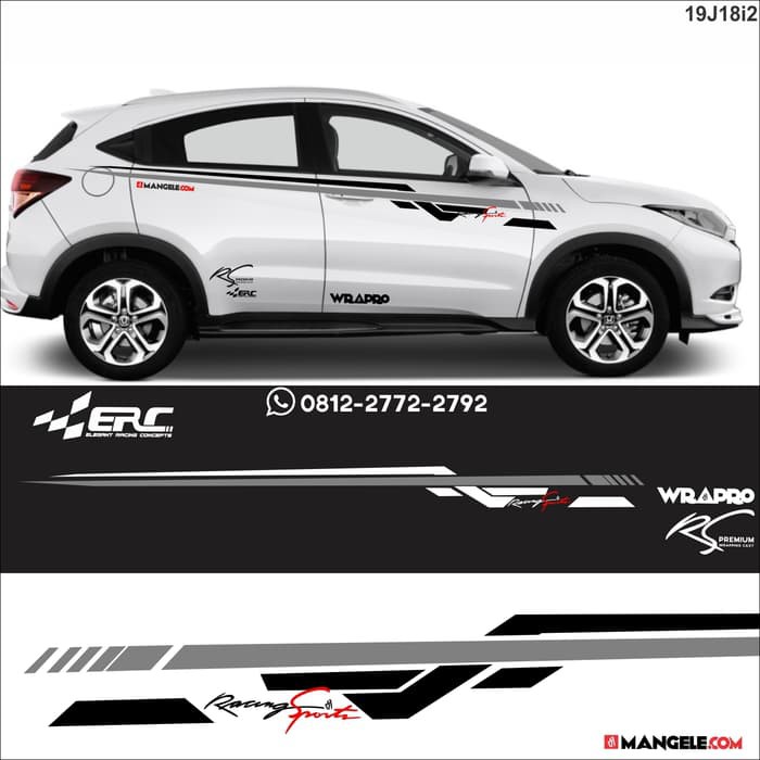 Cutting Sticker Erc Stiker Mobil Striping Mobilio Calya Ignis