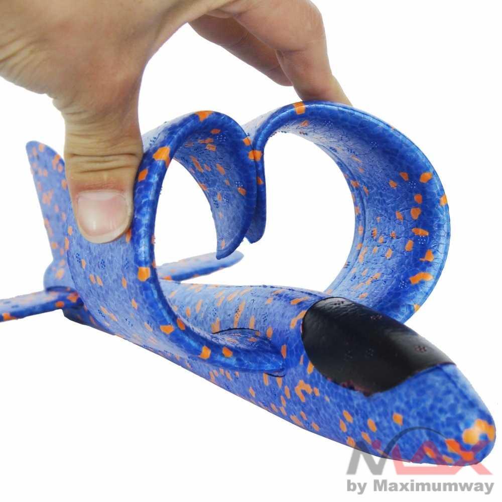 mainan kapal terbang pesawat glider lempar untuk olahraga anak GOROCK Mainan Pesawat DIY Hand Throw Foam Flying Glider - TY0310 38cm Hand Launch Throwing Foam Plane EPP Airplane Model Glider Plane Aircraft Model Outdoor DIY Educational Toy For Children