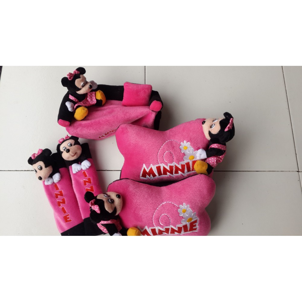 Bantal Mobil 3 in 1 Boneka Exclusive Minnie