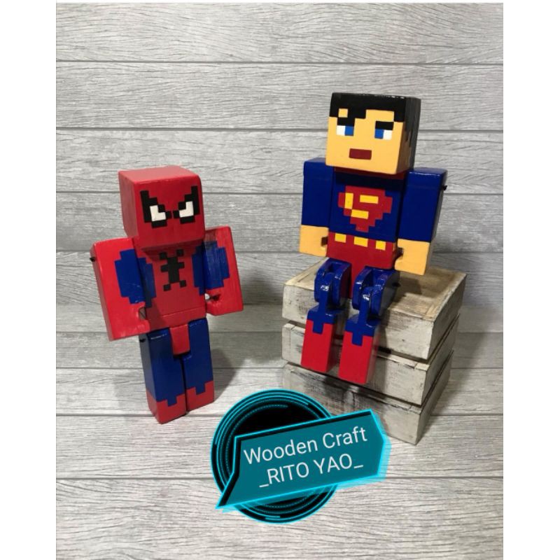 lego superman/lego kayu superman/wpodencraft superman/superman figure/koleksi superman