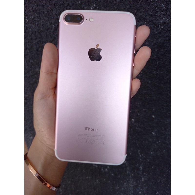Preloved iphone 7plus 128gb rosegold