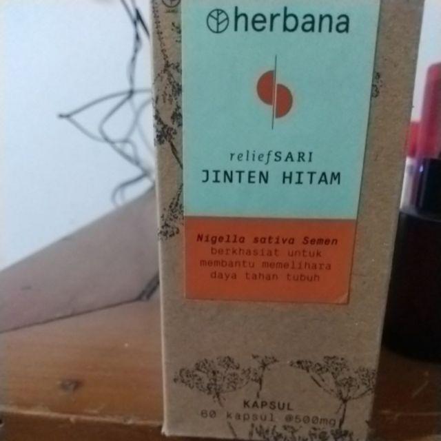 Herbana Relief Sari Jinten Hitam 60 Kapsul Shopee Indonesia