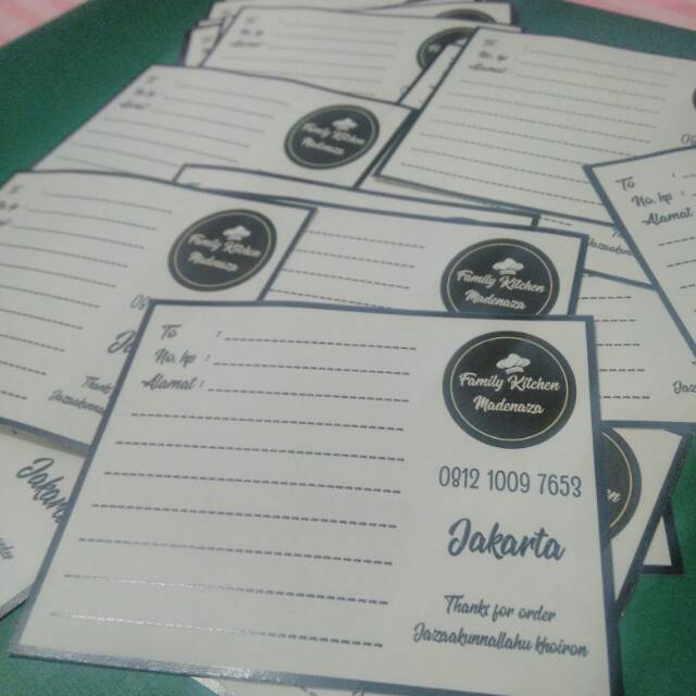 

custom stiker label pengiriman